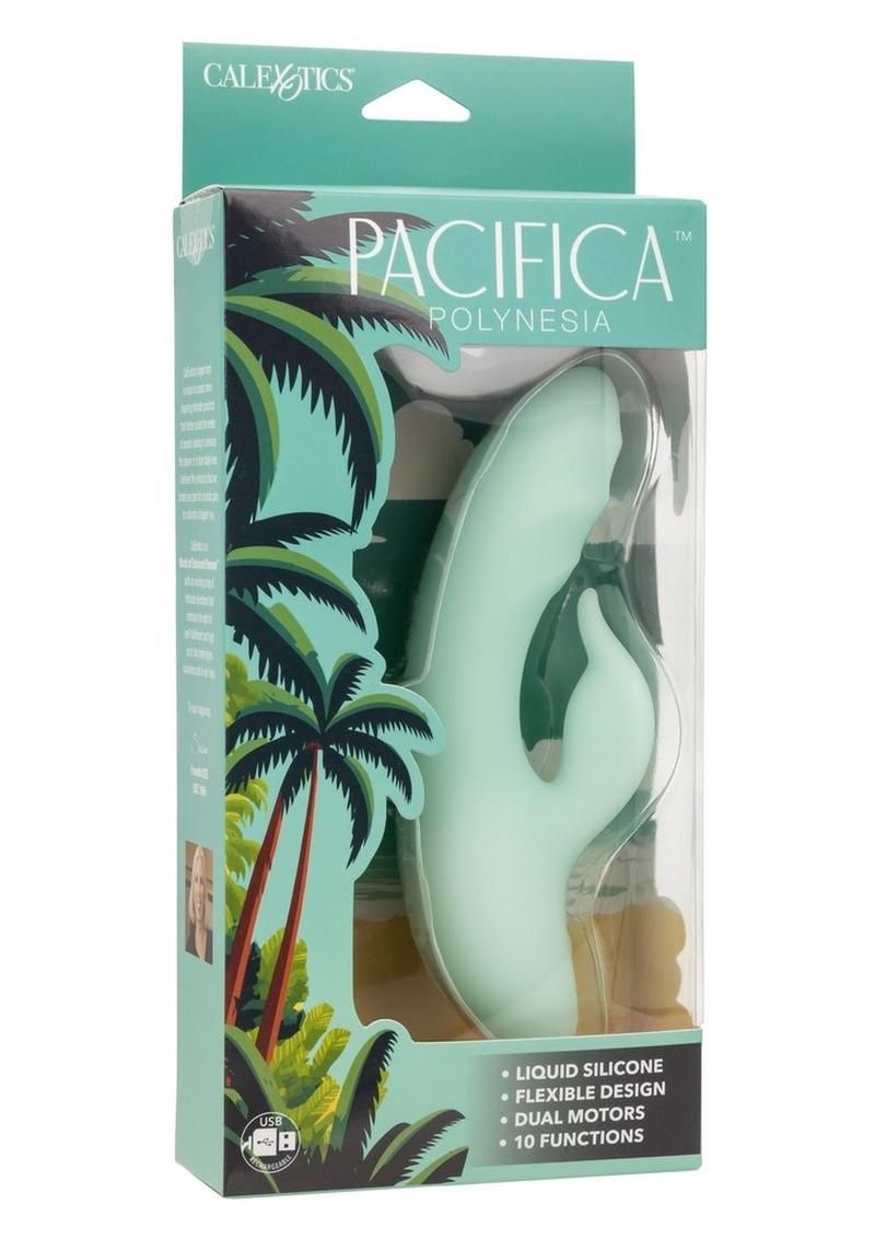PACIFICA POLYNESIA RECHARGEABLE SILICONE DUAL VIBRATOR PACIFICA POLYNESIA RECHARGEABLE SILICONE DUAL VIBRATOR