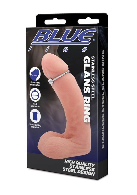 BLUELINE STEEL GLANS RING 33MM STAINLESS STEEL