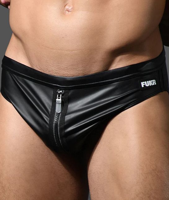 ANDREW CHRISTIAN FUKR ZIPPER BIKINI, Size: SMALL