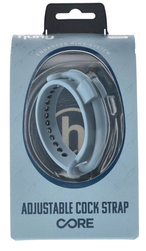 HUNG ADJUSTABLE COCK STRAP BLUE