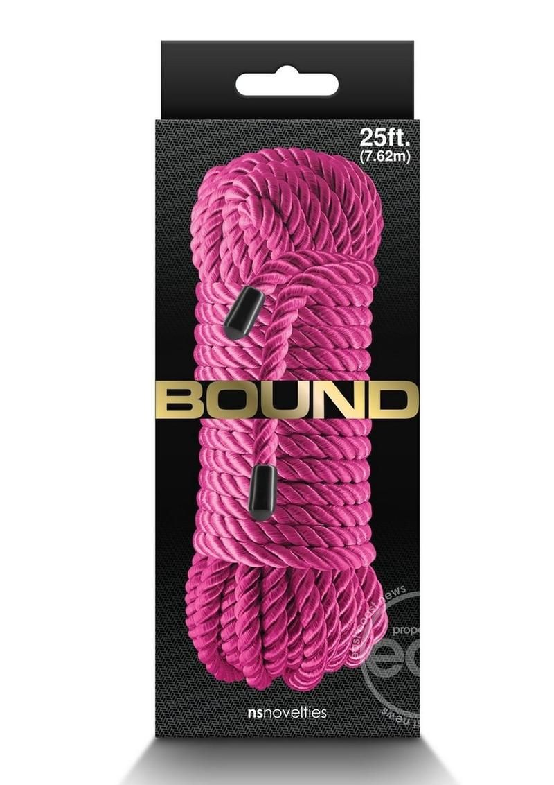 BOUND ROPE 25FT, Color: PINK