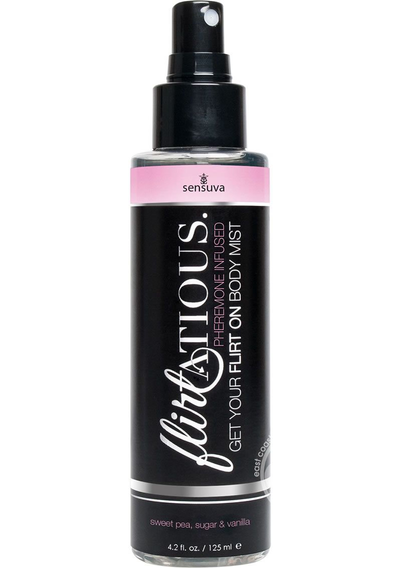 FLIRTACIOUS BODY MIST 7.2oz, SCENT: Vanilla, Sugar & Sweet Pea