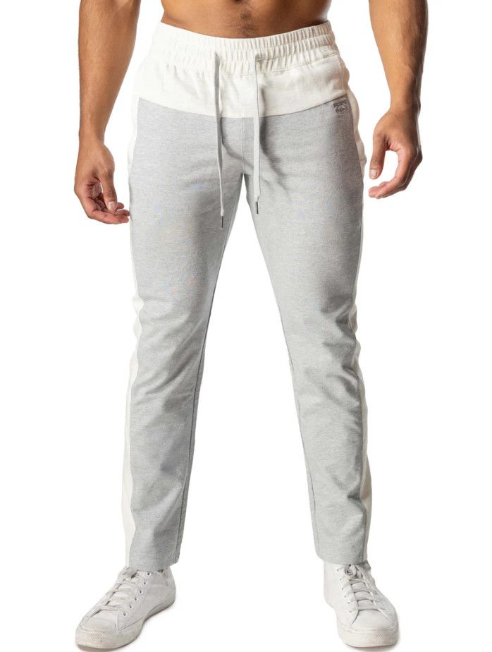 NASTY PIG DUAL SWEATPANT HEATHER GREY & CREAM, Size: SMALL