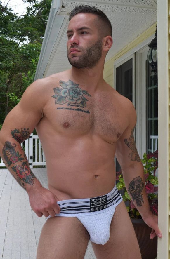 BREEDWELL CUMDUMP JOCK WHITE, Size: SMALL