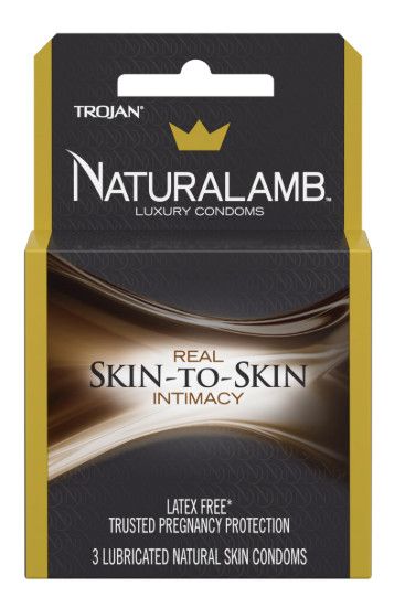 TROJAN NATURALAMB 3PK NON-LATEX CONDOMS