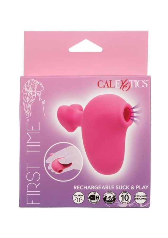 FIRST TIME RECHARGEABLE SILICONE SUCK & PLAY CLITORAL SITMULATOR
