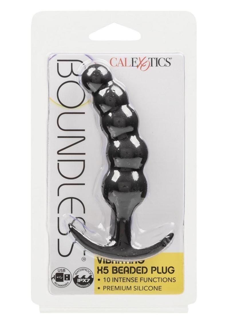 BOUNDLESS VIBRATING  X5 BEADED PLUG