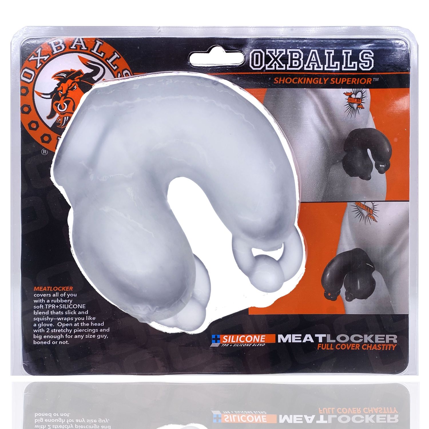 OXBALLS MEATLOCKER, Color: CLEAR (DISC.)