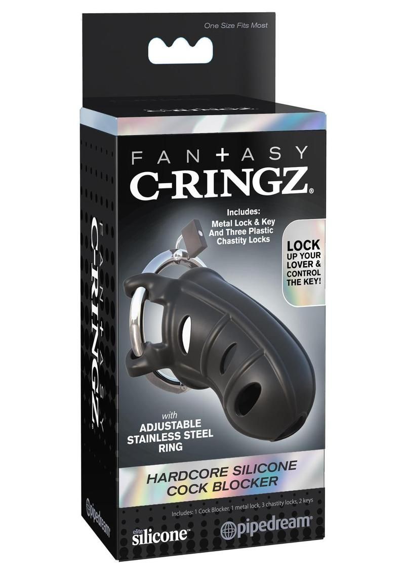 FANTASY C RINGZ HARDCORE SILICONE COCK BLOCKER