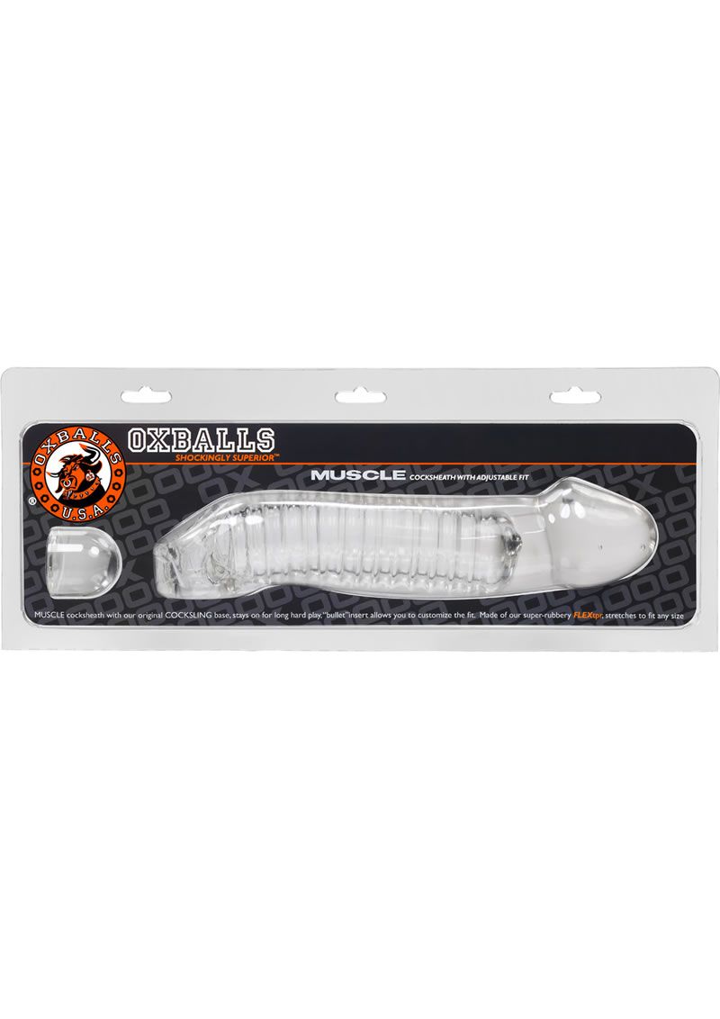 OXBALLS MUSCLE COCKSHEATH CLEAR