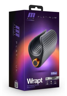 M ELITE PLATINUM WRAPT RECHARGEABLE SILICONE MASTURBATOR