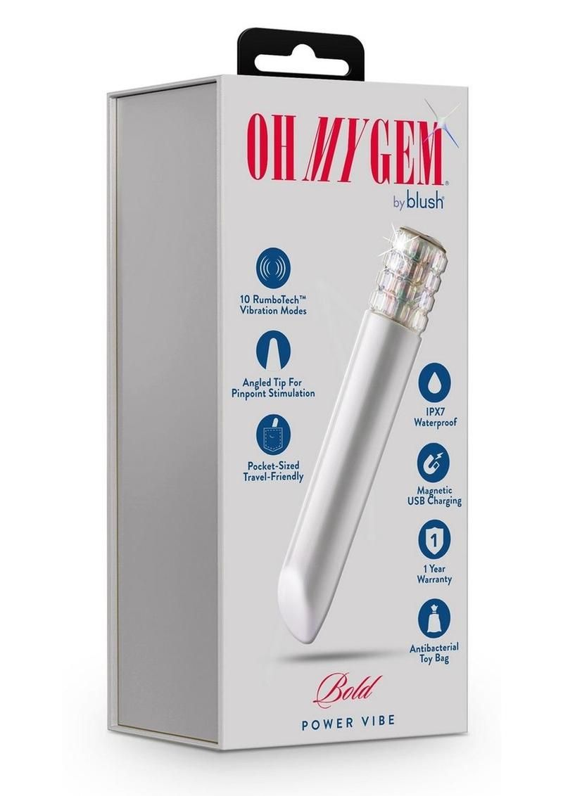 OH MY GEM BOLD RECHARGEABLE BULLET VIBRATOR DIAMOND