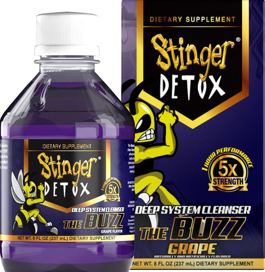 STINGER DETOX 5X 7 DAY PERMANENT CLEANSER GRAPE