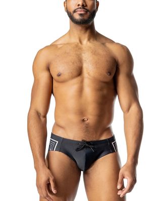 NASTY PIG HANK BIKINI BLACK & WHITE NASTY PIG HANK BIKINI BLACK & WHITE