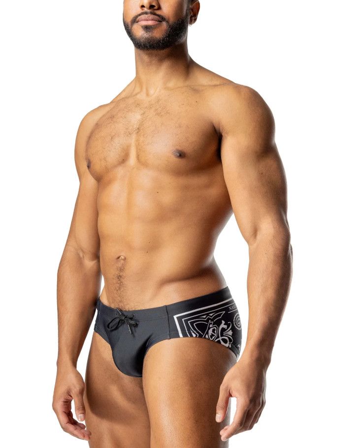 NASTY PIG HANK BIKINI BLACK & WHITE NASTY PIG HANK BIKINI BLACK & WHITE, Size: SMALL