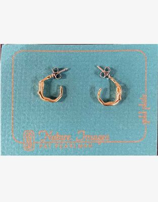 FEMALE FIGURE HOOP EARRINGS