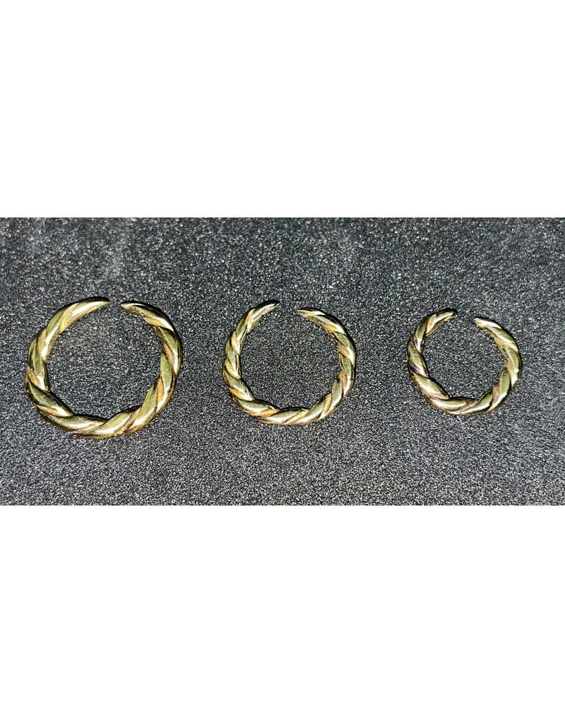 PIERCELESS EARRING TWIST GOLD PLATE (SET OF 3)