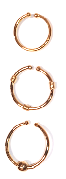 PIERCELESS EARRINGS (SET OF 3)