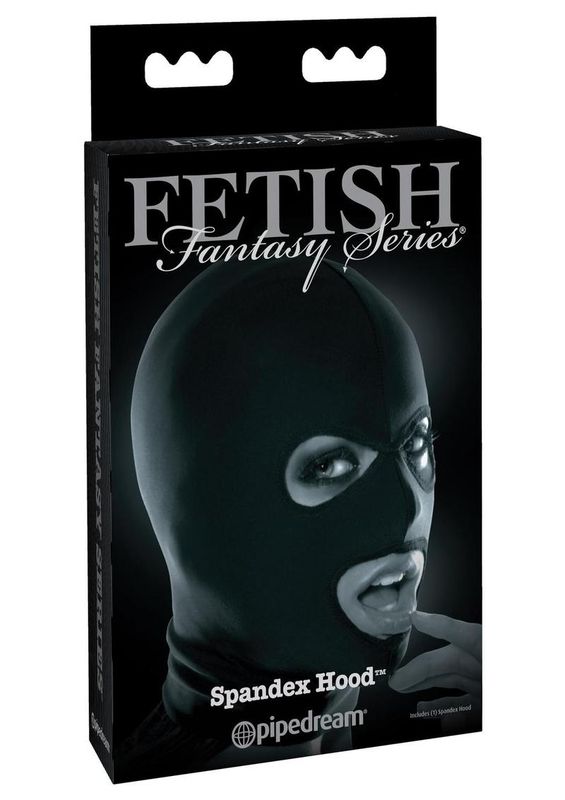 FETISH FANTASY SPANDEX HOOD BLACK
