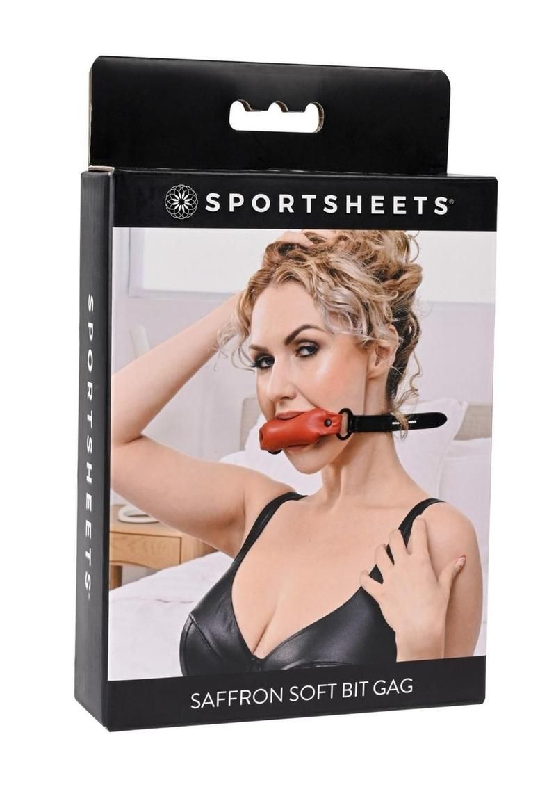SAFFRON SOFT BIT GAG RED & BLACK