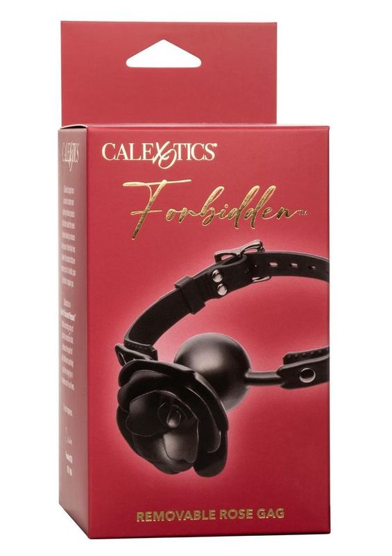 FORBIDDEN REMOVABLE SILICONE ROSE GAG