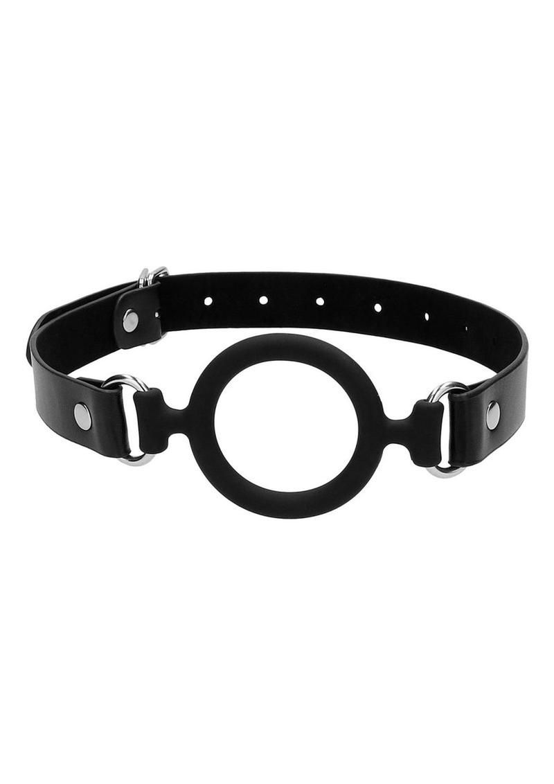 OUCH SILICONE RING GAG BLACK