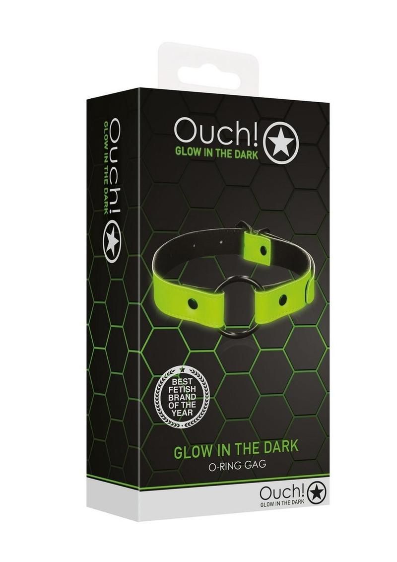 OUCH! O-RING GAG GLOW IN THE DARK
