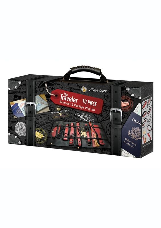 THE TRAVELER 10PC RESTRAINT & BONDAGE KIT