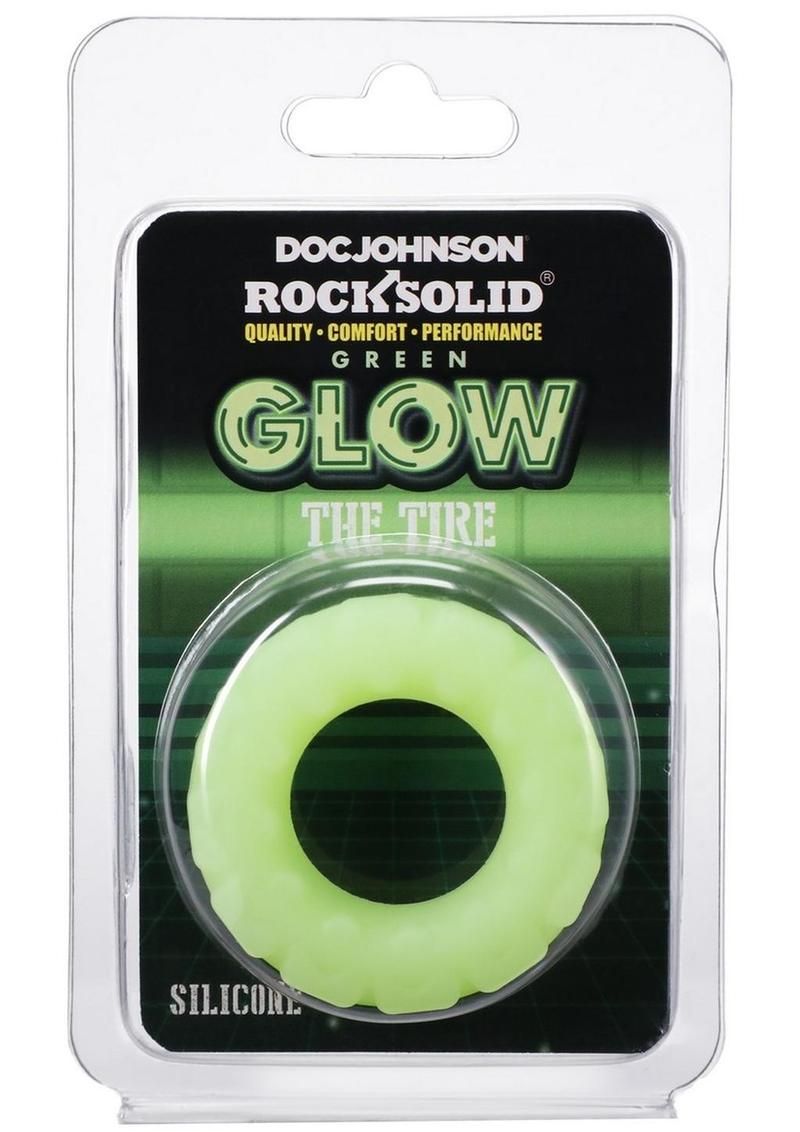 ROCK SOLID THE TIRE GLOW RING, Color: GREEN