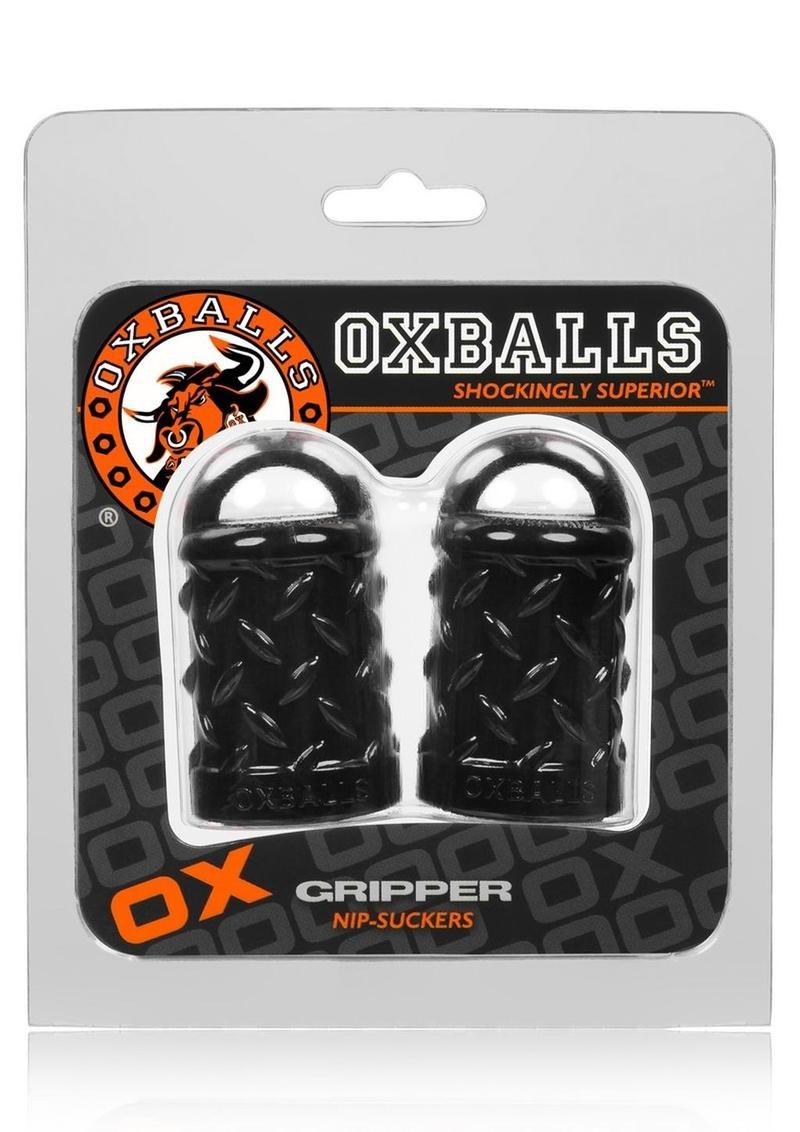 OXBALLS GRIPPER NIPPLE SUCKERS BLACK