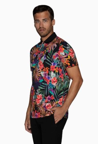 BERTIGO MARTINIQUE TROPICAL BLACK, Size: S