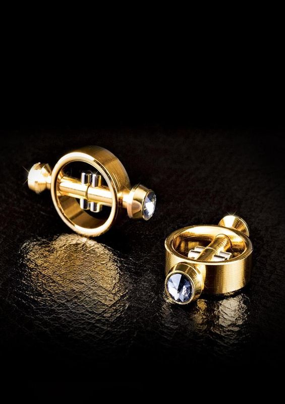 FETISH FANTASY GOLD MAGNETIC NIPPLE CLAMPS