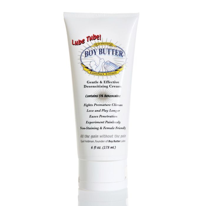 BOY BUTTER DESENSITIZING COMFORT CREAM 6 oz TUBE