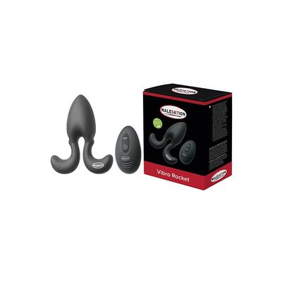 MALESATION VIBRO ROCKET ANAL PLUG BLACK MALESATION VIBRO ROCKET ANAL PLUG BLACK