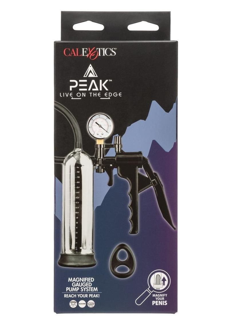 PEAK MAGNIFIED GAUGED PUMP SYSTEM BLACK & CLEAR