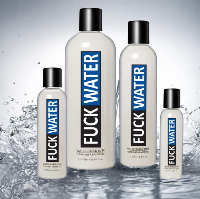 FUCK WATER  Water-based, Size: 2 oz