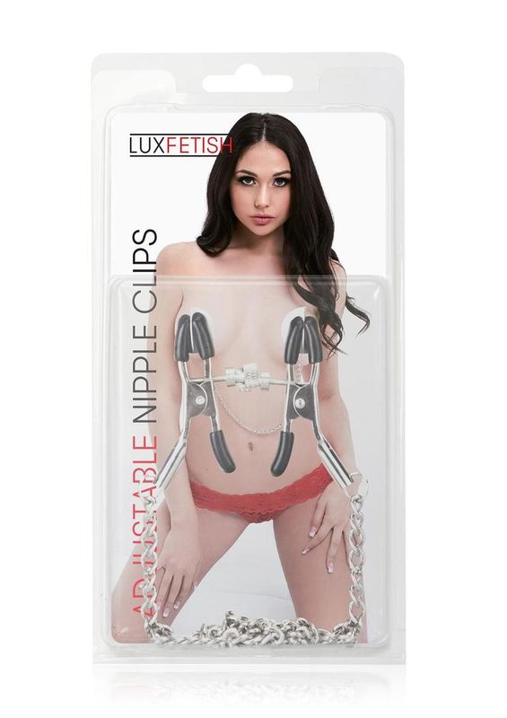 LUXE FETISH ADJUSTABLE STEEL NIPPLE CLAMPS