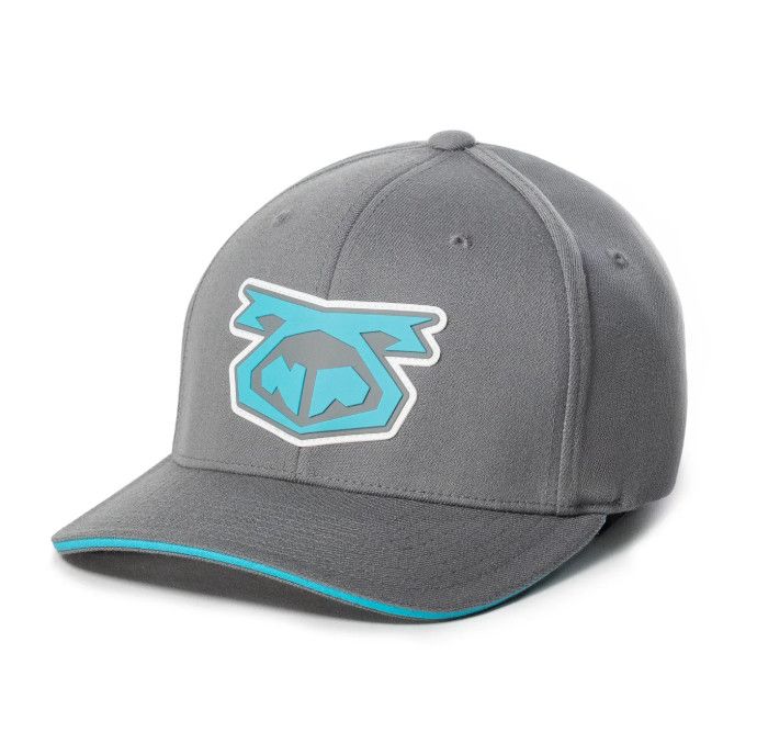 NASTY PIG SNOUT CAP 3.0 LIGHT GREY/TEAL/WHITE