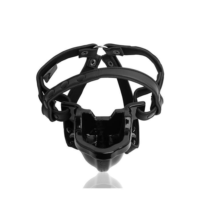 OXBALLS WATERSPORT STRAP ON GAG BLACK
