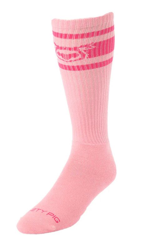 NASTY PIG HOOK'D UP SPORT SOCKS PINK & MIAMI PINK