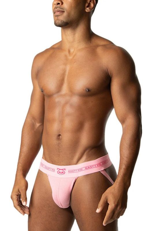 NASTY PIG CORE JOCK STRAP PINK & MIAMI PINK