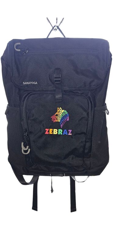ZEBRAZ LOGO GRAY BACK PACK