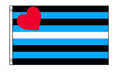 LEATHER PRIDE FLAG POLYESTER 3' x 5'