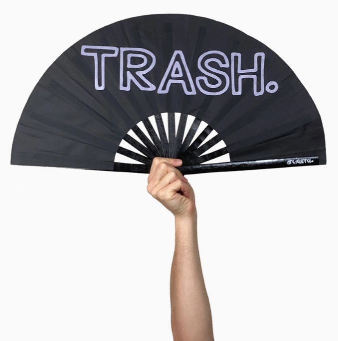 TRASH LARGE CLAP FAN 13"