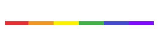 RAINBOW STRIP STICKER 3/8" x 28"