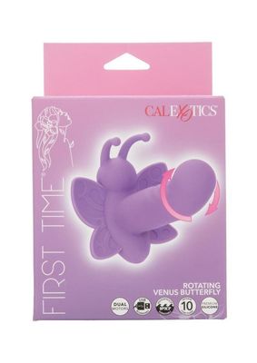 FIRST TIME ROTATING VENUS BUTTERFLY PURPLE RECHARGEABLE SILICONE STIMULATOR