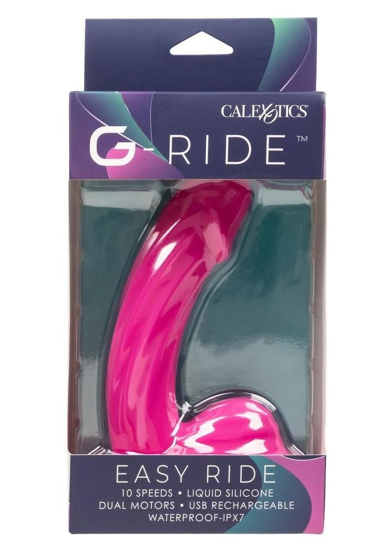G-RIDE EASY RIDE RECHARGEABLE SILICONE VIBRATING DILDO