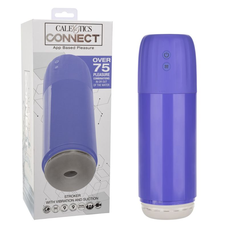 CALEXOTICS CONNECT APP COMPATIBLE STROKER PURPLE