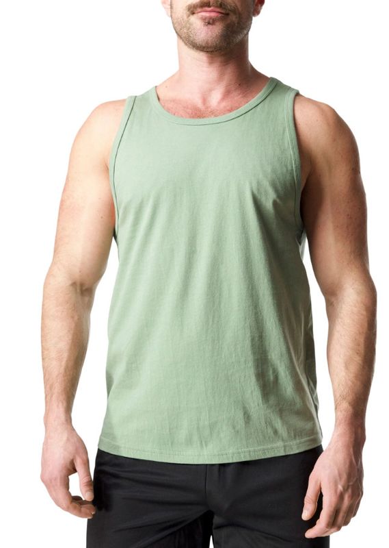 NASTY PIG BRANDMARK TANK TOP HEDGE GREEN