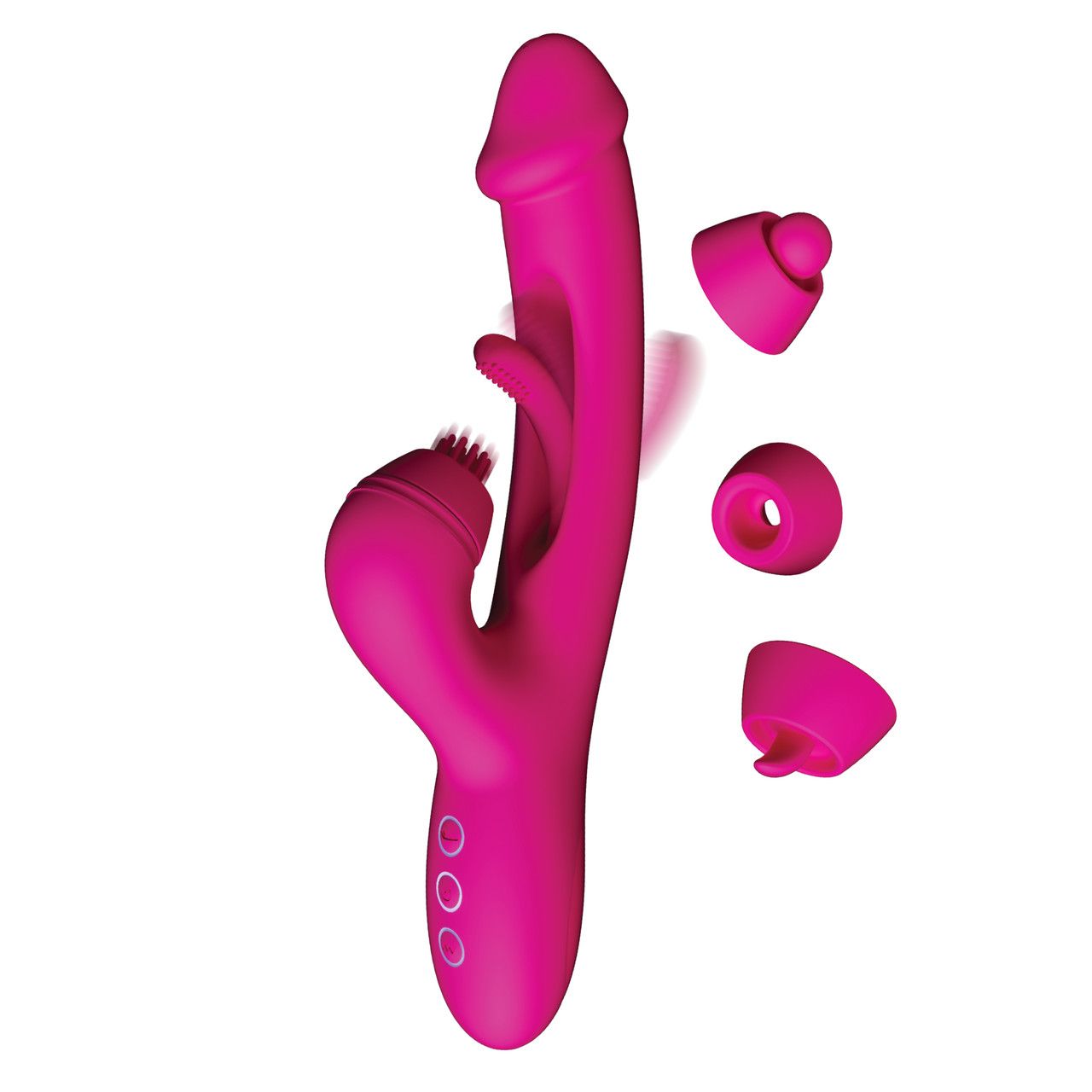 HERQUAKE LIGHTNING VIBE 3-IN-1 VIBRATING RABBIT
